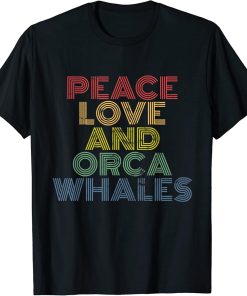 Orca Killer Whale Pacific Northwest Retro Vintage 70s 80s T-Shirt